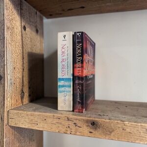 Nora Roberts Romance Book Lot, Entranced & Love by Design Silhouette PB Vintage